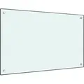Produktbild: vidaXL Küchenrückwand Weiß 80x50 cm Hartglas