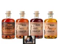 Produktbild: 4 x Prinz Rum Coconut-Orange-Caramel-Chocolate Likör je 40 % Vol. je 0,5 Liter