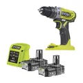 Produktbild: Ryobi R18PD2-215G 18V Schlagbohrmaschine (2x 1,5Ah)