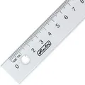 Produktbild: Herlitz Lineal 16cm transparent Kunststoff 8700601