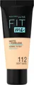 Produktbild: Maybelline New York Fit Me! Matte + Poreless Make-Up 112 Soft Beige Foundation (flüssig) 30ml Flüssige Foundation