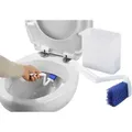 Produktbild: Wc Rand Reiniger Bürste Toiletten Reinigung Mit Box Wand Halterung Bad - Weiss - Wenko