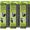 Produktbild: Petec Profilgummikleber Montagekleber 3x 70ml Tube für Gummi Leder Holz uvm