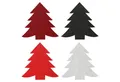 Produktbild: Annastore Platzset 12 x Filzdeko Tannenbaum Weihnachtsdeko Filzuntersetzer, 18,5 x 19 cm - 4 Farben, Tannenbaum aus Filz