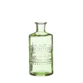 Produktbild: NaDeco Glasflasche 'Porto', Höhe 14,5cm, Durchmesser 7,5cm, viele Farben zur Auswahl | Glasvase | Dekoflasche | Glas-Flaschen | Kleine Deko-Vasen | Kleine Deko-Blumenvase, Farbe:Hellgrün