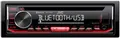 Produktbild: JVC KD-T702BT CD-Autoradio mit Bluetooth Freisprecheinrichtung ( Hochleistungstuner, Soundprozessor, USB, Android & Spotify Control, 4x50 Watt, Rot/Schwarz)