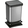 Produktbild: Rotho Paso, 20 l, Rechteckig, Metall, Kunststoff, Karbon, Kunststoff, Terrasse - Schwarz