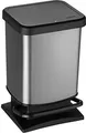 Produktbild: Rotho Treteimer Paso XI-1754011006 | Abfalleimer 20l | Kunststoff | geruchsdicht | Dämpfer | Step-On | rutschfest