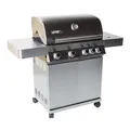Produktbild: Gasgrill Bentatec MG-1959 BBQ Grill Edelstahlgrill BBQGas 4 Brenner Seitenkocher
