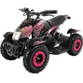 Produktbild: Actionbikes Motors Kinder Quad Elektro ATV Cobra | 𝟑𝟔 Volt 𝟖𝟎𝟎 Watt Motor bis 𝟐𝟒 km/h - Kinderquad - Pocket Quad - Safety Touch Fußschalter - Miniquad - Für Kinder ab 8 Jahren (Pink/Schwarz)