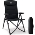 Produktbild: Campingstuhl TIMBER RIDGE schwarz 150 kg verstellbar