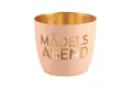 Produktbild: Gift Company Madras Windlicht M, Mädelsabend, pastellorange/gold, 1122104076