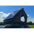 Produktbild: Auto Dachzelt für 2 Personen mit 400W Solar bis 70kg - Schwarz/Grün/Grau