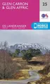 Produktbild: Glen Carron & Glen Affric (Map) OS Landranger Map