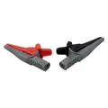Produktbild: Testboy Krokoklemmensatz (schwarz / rot) Krokodilklemmen-Set Schwarz, Rot 1 Se (97324000)