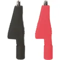 Produktbild: Testboy Krokoklemmensatz (schwarz / rot) Krokodilklemmen-Set Schwarz, Rot   1...