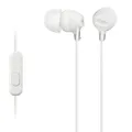 Produktbild: Sony MDR-EX15AP In-Ear-Kopfhörer (mit Headsetfunktion, integriertes Mikrofon) weiß