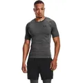 Produktbild: Under Armour® Trainingsshirt UA HG ARMOUR COMP SS (1-tlg) mit Rundhalsausschnitt, mit Elasthan-Anteil, leichtes Material grau XXXL (64/66)