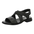 Produktbild: Think! Damen Kamaa Chromfrei Gegerbte Nachhaltige Riemchen Sandale Damen KAMAA Sandale 0000 SCHWARZ 38 EU, 0000 Schwarz, 38 EU