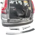Produktbild: RECAMBO Ladekantenschutz Set Edelstahl kompatibel für Dacia Jogger | BJ ab 2021 - Hochglanz poliert, Chrom Look - Styling und Schutz für die Stoßstange