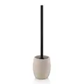 Produktbild: kela WC-Garnitur Roda, Ø 10,5 cm, Zement, beige, Kunststoffgriff, 23681