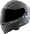 Produktbild: Bogotto H128 Fiori Helm, schwarz/blau, L