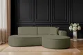 Produktbild: Kaiser Möbel Ecksofa Designer MODENA STUDIO stoff Artico, Einzelsofa, Minimalistisches Design mit abgerundeten Linien