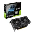 Produktbild: ASUS Dual GeForce RTX3060 8GB OC Edition Gaming Grafikkarte (Nvidia Ampere, DLSS, PCIe 4.0, 8GB DDR6 Speicher, 1x HDMI 2.1, 3X DisplayPort 1.4a, DUAL-RTX3060-O8G)