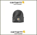 Produktbild: Original ! CARHARTT unisex Herren Damen Mütze A18 Rippstrick Beanie Coal Heather