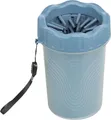 Produktbild: TRIXIE Hunde-Handbrause Pfotenreiniger - dunkelgrau/blau