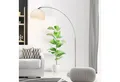 Produktbild: Brilliant Bogenlampe Vessa - Bogenstehleuchte, ohne Leuchtmittel, Stehlampe Wohnzimmer, H 166 cm, B 122 cm, E27-Fassung, Bogenleuchte