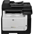 Produktbild: HP LaserJet ProCM1415FNW - Laser-Multifunktionsdrucker - Farbe - Kopierer/Fax/Drucker/Scanner - 600 x 600 dpi Druckauflösung - 12 Seiten/Min. Mono... - Schwarz/Grau