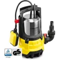 Produktbild: TROTEC Tauchpumpe TWP 9000 ES – Pumpe für Schmutzwasser – Fördermenge 15000 l/h, Leistung 900 Watt, Eintauchtiefe max. 7 m, Trockenlaufschutz, I