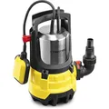 Produktbild: TROTEC Tauchpumpe TWP 9000 ES – Pumpe für Schmutzwasser – Fördermenge 15000 l/h, Leistung 900 Watt, Eintauchtiefe max. 7 m, Trockenlaufschutz, IPX8