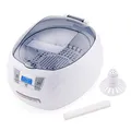 Produktbild: PROMED Ultraschallreinigungsgerät UC-50, Ultraschallreiniger für Schmuck Uhr Zahnersatz und Brille, 550ml Ultraschallgerät für zuhause, Ultraschallbad 5-Stufen-Timing 43000 Hz