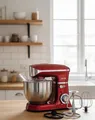 Produktbild: DMS KM-1900R Küchenmaschine 1900W 6L Rot Rühren Kneten