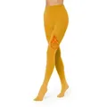 Produktbild: Merry Style Strumpfhose Thermo Strumpfhose Damen Winter Wärme Tights Gefütterte MS-ATX-442 (1 St) gelb 3XL-4XL