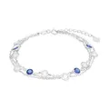Produktbild: Amor Armband 925 Sterling Silber Damen Armschmuck, mit Zirkonia synth., 17+3 cm, Blau, Kommt in Schmuck Geschenk Box, 2017183
