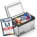 Produktbild: PLUG IN FESTIVALS - elektrische Kühlbox - Kompressor Gefrierbox bis -20 Grad - Kühlbox Auto - Camping Kühlschrank - Powerstation zum Kühlen - 12V 230V - 30 Liter