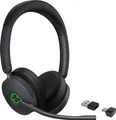 Produktbild: Yealink BH74 UC USB-C/A Headset, Kabellos, Büro/Callcenter, 162 g, Kopfhörer, Schwarz