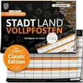 Produktbild: Denkriesen Stadt Land Vollpfosten - Classic Edition, Partyspiel