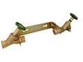 Produktbild: Wasserzählerbügel mit Armaturen, waag. verstellbar, Qn 2,5 m³/h-3/4