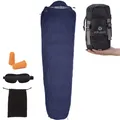 Produktbild: Outdoor Daunenschlafsack 215cm– Ultraleicht und warm – Füllung Entendaunen 19...