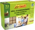Produktbild: Favorit Anzünder Kamin Grillanzünder Anzündwürfel Holz Wachs 72 Stück Würfel