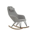 Produktbild: SalesFever Schaukelstuhl, Höhe: 109 cm, grau/schwarz/natur