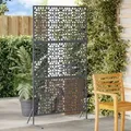 Produktbild: vidaXL Sichtschutz in Anthrazit, 100cm x 50cm x 180cm, Stahl