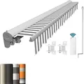 Produktbild: Markise elektrisch Standard Kassettenmarkise Gelenkarmmarkise Gestell Farbe Weiß (entspricht RAL 9010), Markisenbreite: 3.95 m x 3.0 m, Markisentuchfarbe: Sommerbrise