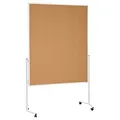 Produktbild: magnetoplan Moderationswand 120,0 x 150,0 cm braun