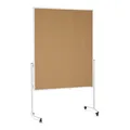 Produktbild: Magnetoplan Moderationstafel mit weißem Rahmen einteilig Kork 1200 x 1500 mm