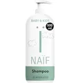 Produktbild: Naïf - Pflegeshampoo - für Baby und Kinder - Kindershampoo - Babyshampoo - Mit Inhaltsstoffen auf natürlicher Basis - Vegan - Ohne SLES - Ohne Mikroplastik, Silikone und Parabene - 500ml
